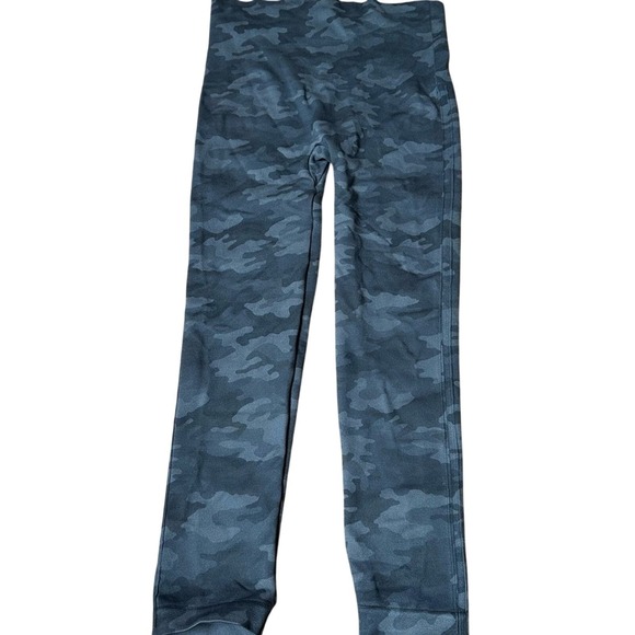 SPANX Pants - SPANX Camouflage Seamless High Waist Leggings M Dark Gray Black